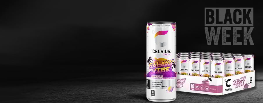 Celsius -10%. Erbjudandet gäller till och med den 30 november.